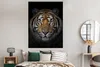 MuchoWow® Poster Tiger - Wildtiere - Porträt - Schwarz - Produktbild-Vorschau 4
