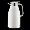 A white alfi thermoflask with a silver lid and handle, isolated on a black background. Anteprima dell’immagine prodotto