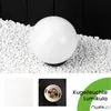LUMILED Milchig Kugelleuchte 20cm Außen Außenkugelleuchte Produktbild-Vorschau 3
