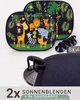 2X HECKBO Auto Sonnenblenden Kinder Dschungel Motiv mit 8 Produktbild-Vorschau 3