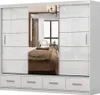 2er-Set Schwebetürenschrank Schrank Kleiderschrank FLORENCE Produktbild-Vorschau 3