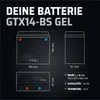 Gel-Batterie GP-PRO GTX14-BS 12 V 14 Ah 200 A Produktbild-Vorschau 3