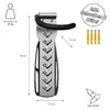 4 x WELLGRO Wand Fahrradhalter - Stahl Fahrrad Produktbild-Vorschau 4