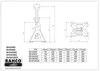 Bahco BH33000 Unterstellbock 3t 1 Paar, Bunt (BH33000) Anteprima dell’immagine prodotto 4