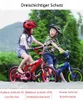 ROCKBROS Kinderhelm Kinder Fahrradhelm M Gr. 54-57cm Weiß Produktbild-Vorschau 8