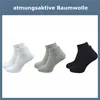 Gawilo  Kurze Sportsocken Damen & Herren (6 Paar), Hellgrau Produktbild-Vorschau 3