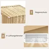 Collage showing features of a storage shed. Podgląd zdjęcia produktu