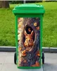 GKA Mülltonnenaufkleber Eichhörnchen im Baumstamm Aufkleber Produktbild-Vorschau 3