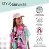 styleBREAKER Damen Schal mit buntem Blumen Muster im Produktbild-Vorschau 4