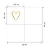 Servietten 33x33 cm - Pure Heart gold Produktbild-Vorschau 3