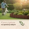 Floranica drevený okraj záhona 10 x 100 cm hnedý obruba Náhľad obrázku produktu 6