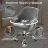 Schreibtischstuhl mit Armlehnen, Drehstuhl mit Rollen, Produktbild-Vorschau 6