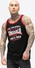 Herren Singlet normale Passform ANDOVER Black/Red/White L Produktbild-Vorschau 1