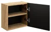 Závěsná koupelnová skříňka 35x35 cm černá matná olejovaný Náhled obrázku produktu 3