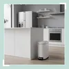 Relaxdays Mülleimer, 10 Liter, Absenkautomatik, Produktbild-Vorschau 3