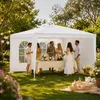 Relaxdays gazebo pannelli laterali set di 2 3 x 3 m gazebo Anteprima dell’immagine prodotto 2