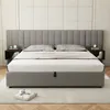 Łóżko tapicerowane Flieks 180x200 cm z 2 stolikami nocnymi, Podgląd zdjęcia produktu 3
