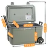 Glacière CampFeuer lightgreen 70 litres avec roulettes, Voir les images du produit 3