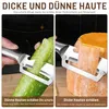 2-in-1 Sparschäler, 2 Stück Gemüseschäler Kartoffelschäler Produktbild-Vorschau 6