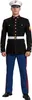 A man wearing a formal Marine uniform. Produktbild-Vorschau