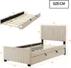 Flieks Polsterbett 90x190cm mit Ausziehbett, Einzelbett Produktbild-Vorschau 7