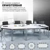 bümö Besprechungstisch Serie-D - Nachbildung: Weiß, Produktbild-Vorschau 7