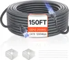 A coiled gray Ethernet cable with a prominent label. Náhľad obrázku produktu