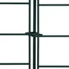 vidaXL Sada zahradního plotu Convex 77,5x78,5 cm Zelená Náhled obrázku produktu 4