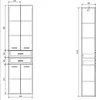 Aqualine ZOJA/KERAMIA FRESH Hochschrank mit Wäschekorb Produktbild-Vorschau 4