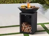 BBQ Plancha-Grill und Feuerschale - Holzkohle und Holz - Produktbild-Vorschau 2