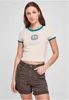 Urban Classics - Damen Stretch Jersey Cropped T-Shirt Produktbild-Vorschau 1