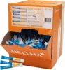 A cardboard dispenser box filled with individual salt stick packets, with a few packets shown in the foreground. Anteprima dell’immagine prodotto