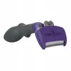 A pet grooming tool, specifically a deshedding brush for cats, is shown against a white background. Produktbild-Vorschau