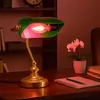 LED Schreibtischlampe Antik , Acrylschirm grün ANTIQUE Produktbild-Vorschau 2
