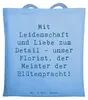 Mr. & Mrs. Panda totebag Spruch Florist Kunst - Sky Blue - Produktbild-Vorschau 1