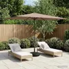 vidaXL Garten-Schirm mit Fuß 200 x 300 cm Polyester Produktbild-Vorschau 2