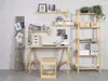 Bücherregal aus Kiefer Serie Natura unlackiert 100% pefc Produktbild-Vorschau 2