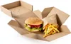 Scatola per hamburger 152x152x121 kraft 100 pz Anteprima dell’immagine prodotto 3