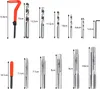 XINZI 131-tlg Gewindebohrer Gewinde Reparatur Satz Bohrer Produktbild-Vorschau 3