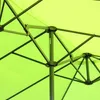 Dvojitý slnečník Sunny s ručnou kľukou zelený oválny 460 x Náhľad obrázku produktu 9