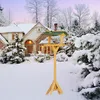 Relaxdays Vogelhaus mit Ständer, stehendes Vogelhäuschen Produktbild-Vorschau 2