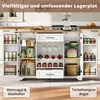 Merax Küchenwagen Kücheninsel mit klappbarer Arbeitsplatte, Produktbild-Vorschau 14