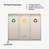 Klarstein Ordnungshüter 3 in 1 Mülleimer - 45L Abfalleimer Produktbild-Vorschau 6