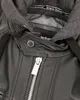 Bruno Banani - Herren Lederjacke Kapuze Lammnappa schwarz : Produktbild-Vorschau 12
