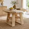 Uitschuifbare eettafel, 110–150 × 110 cm, rond, met Productafbeelding-voorbeeld 6