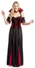 Traje de vampira seductora para mujer, color  y rojo, talla Vista previa de la imagen del producto 2