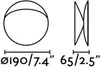 Faro 62105, Oberfläche, 1 Glühbirne(n), R7s, IP20, Weiß Produktbild-Vorschau 5