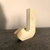 Zayno® Holzbuchstabe "J" aus massivem Fichtenholz | Produktbild-Vorschau 2