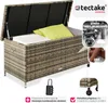TecTake 404596, Hnědá, Polyester, Ocel Náhled obrázku produktu 4