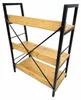 Regał loft industrialny 3 półki dąb sękowany czarny metal Podgląd zdjęcia produktu 12